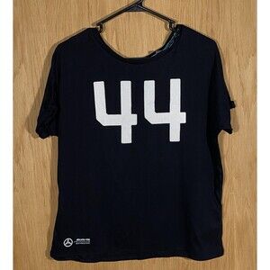 Hamilton Mercedes AMG Petronas Motorsport #44 Women's Sz Sm Short Sleeve Top NWT